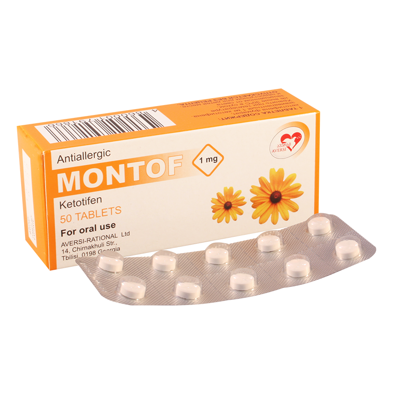 Montof 1 mg №50 tab.