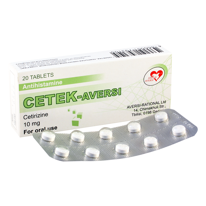 Cetek-Aversi 10 mg №20 tab.