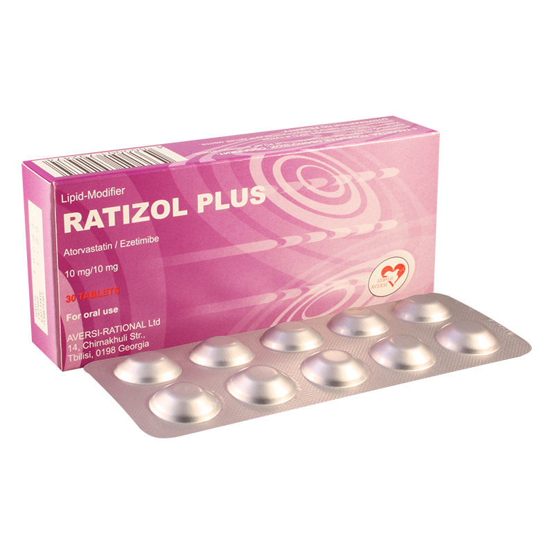 Ratizol Plus 10 mg/10 mg №30 tab.