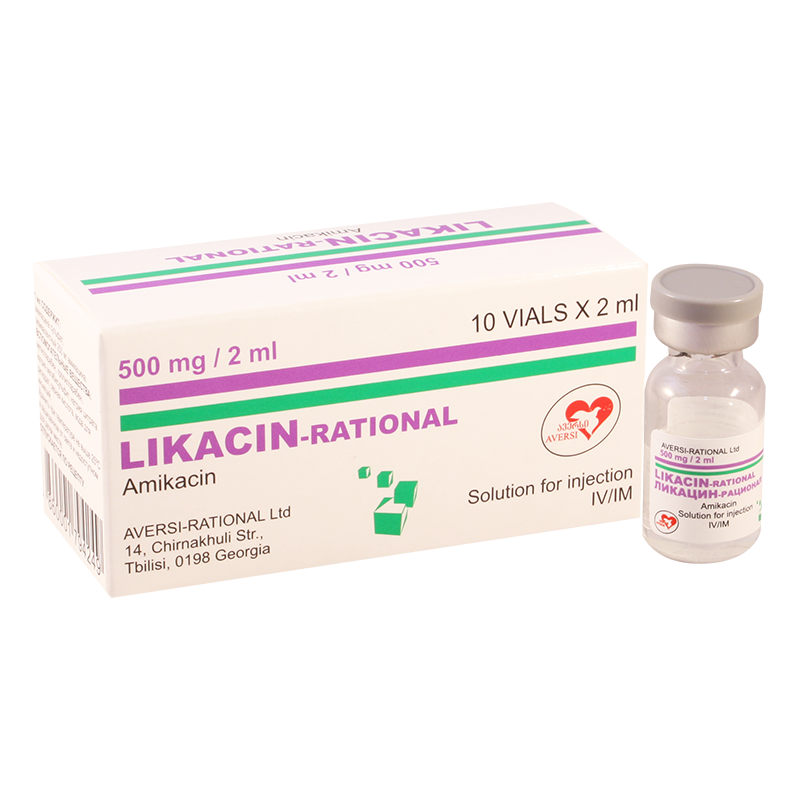 Likacin-Rational 500 mg/2 ml  №10 vial