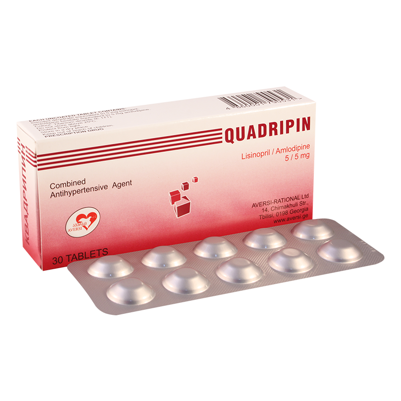 Quadripin 5/5 mg №30 tab.