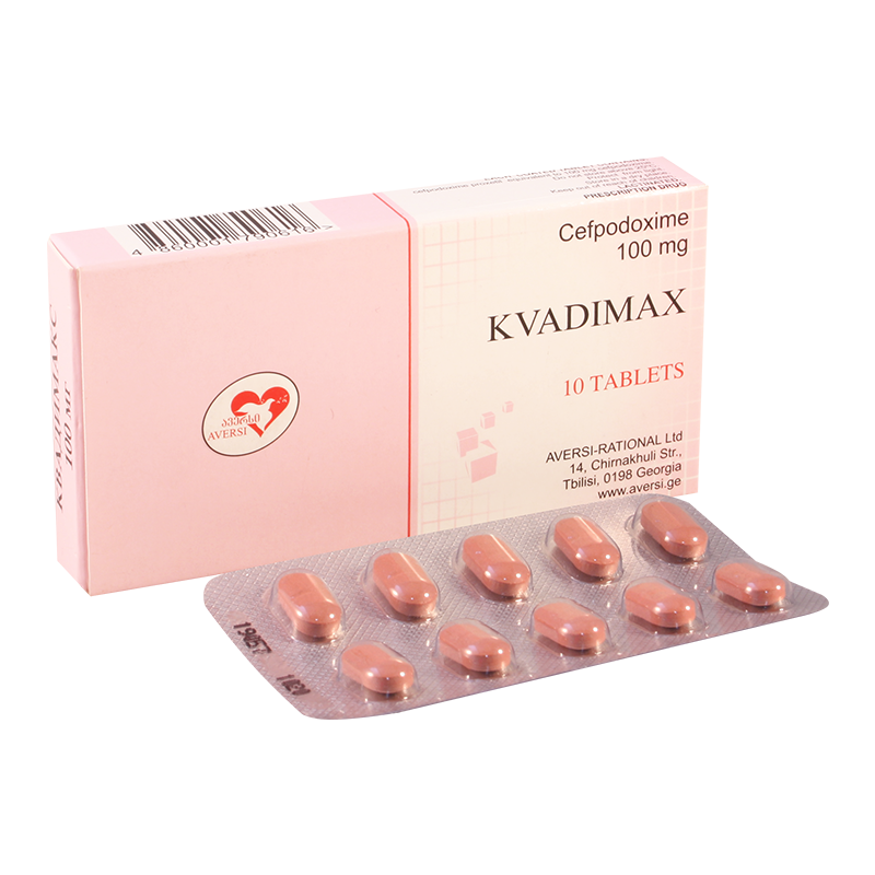 Kvadimax 100 mg №10 tab.