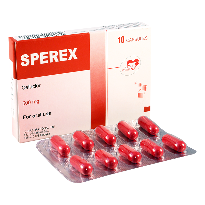 Sperex 500 mg №10 caps.