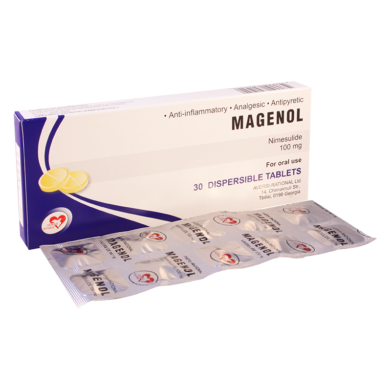 Magenol 100 mg №30 dispersible tab.