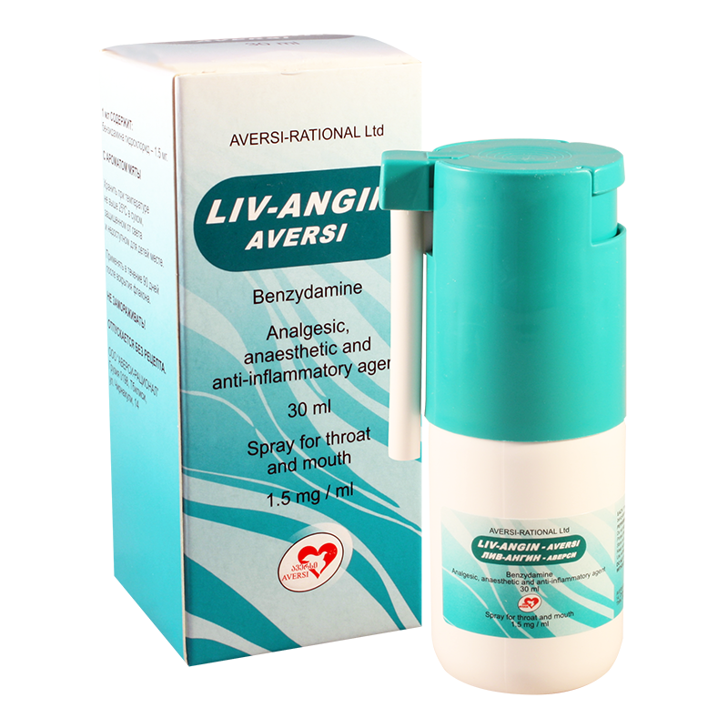 Liv-Angin-Aversi 30 ml spray №1 vial