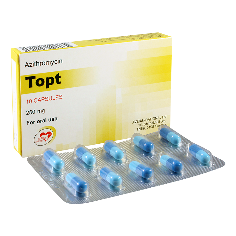 Topt 250 mg №10 caps.