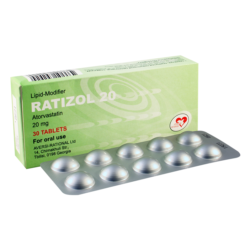 Ratizol 20 20 mg №30 tab.