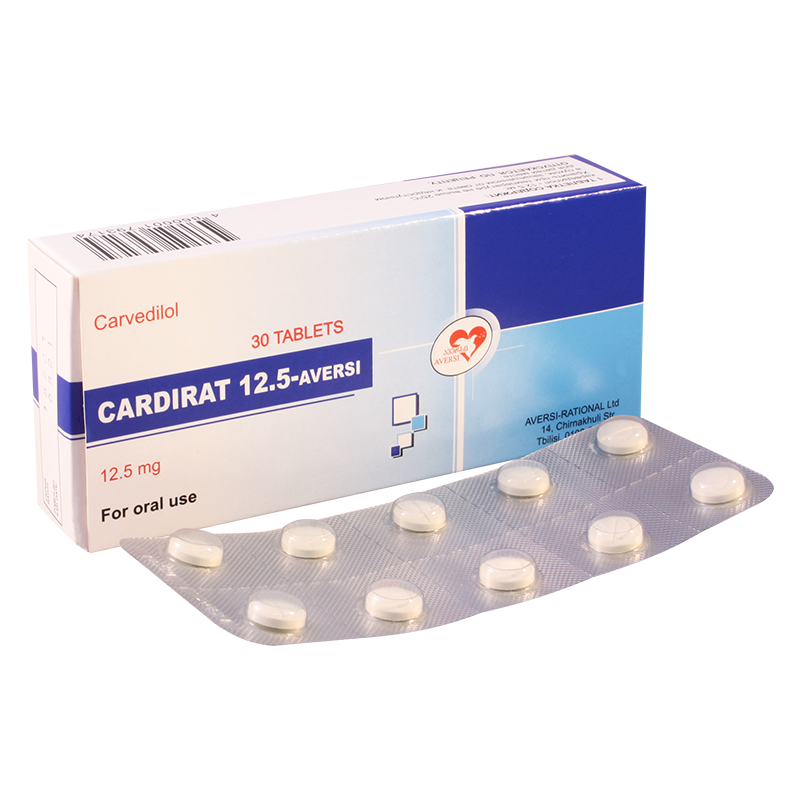 Cardirat 12.5-Aversi 12.5 mg №30 tab.