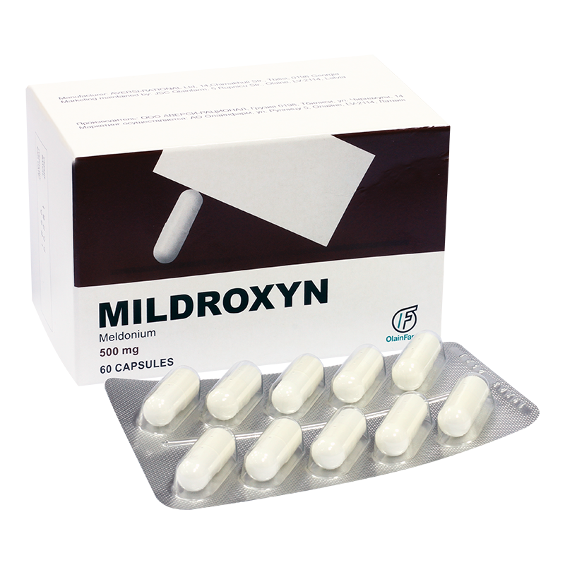 Mildroxyn 500 mg №60 caps.