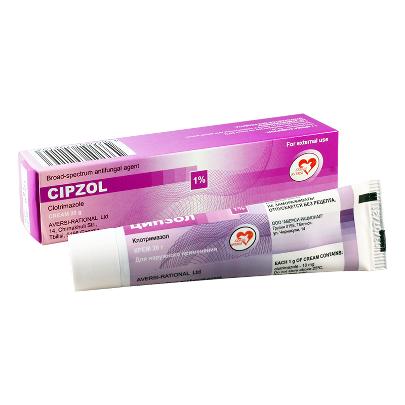 Cipzol 1% 20 mg cream №1 tube 