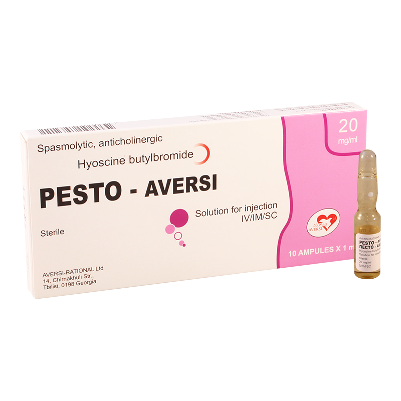 Pesto-Aversi 20 mg/ml №10 amp.