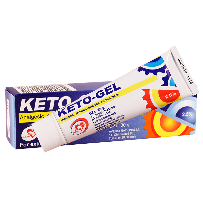 Keto-Gel 2.5% 30 g  №1 tube